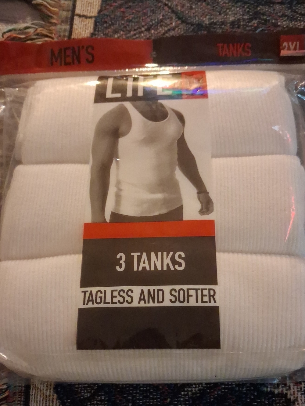Men’s White Tank Tops - 3 Pack, Tagless Comfort